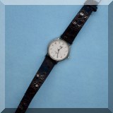 J15. Q&Q ladies watch with leather strap. - $12